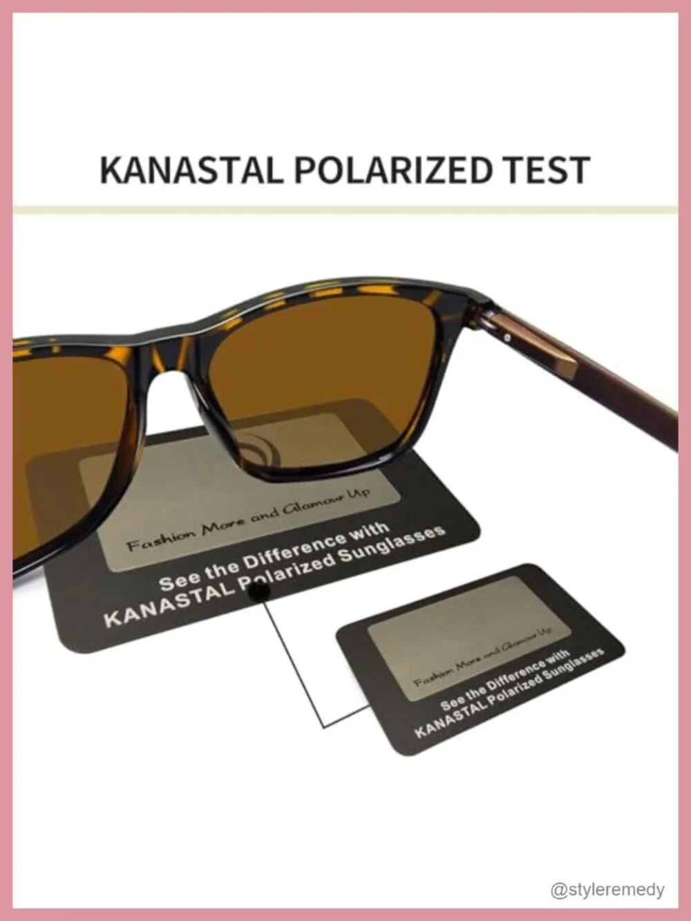 Classic Square Polarized Sunglasses UV400 Protection Spring Hinge